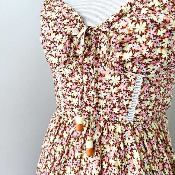 Maaji Floral Mini Dress with Spaghetti Straps - Medium - Picture 2 of 5